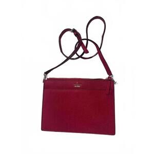 Kate Spade Red Leather Crossbody Bag